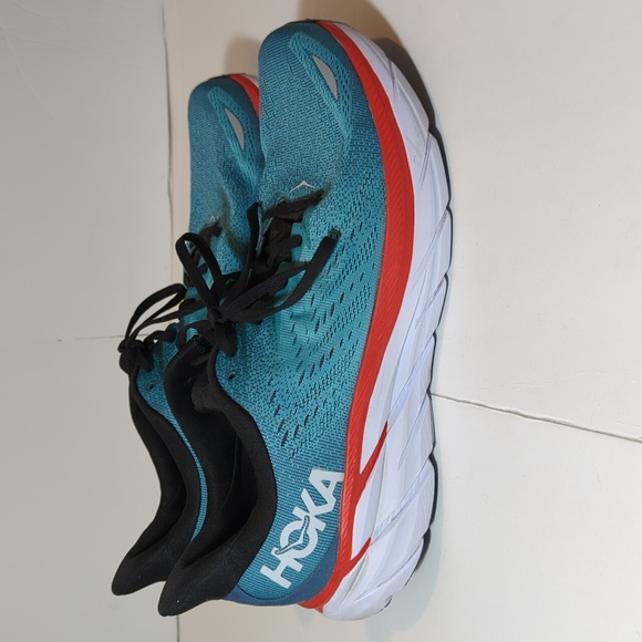 Hoka One One Clifton 8 Men's Real Teal, Aquarelle 1119393 RTAR size 13d - Picture 4 of 15